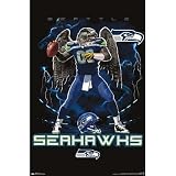 (22x34) Seattle Seahawks Quarterback Mascot Football Poster at Amazon.com