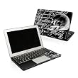 Liebesbrief Black Design Skin Decal Sticker for Apple MacBook 13"" (Black or White Polycarbonate w/SEPARATE TRACKPAD)