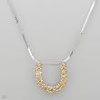 Necklace With 0.90ctw Genuine Citrines Made in 925 Sterling silver Length 16in