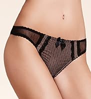 Limited Collection Low Rise Spotted Mesh Thong