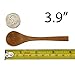 JapanBargain 3700, Matcha Scoop Small Bamboo Tea Spice Salt Sugar Spoons 4 inch, Pack of 10