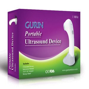 Gurin Portable Ultrasound - Advance pain relief using sonic stimulation of soft tissue cells.