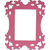 Nora Silhouette Wall Sticker Picture Frame, Pink