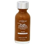 L'Oreal Paris True Match Super-Blendable Makeup, Cappuccino, 1-Fluid Ounce