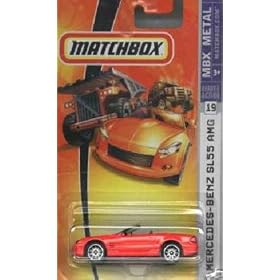 Mattel Matchbox 2007 MBX Metal 1:64 Scale Die Cast Car # 19 - Red de Mercedes-Benz SL55 AMG