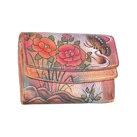 Buy Anuschka Bags HAND PAINTED Wallet-On-A-String #1015PRA Ladies by Anuschka
