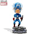 Marvel Comic Captain America Solar Powered Bobble Head