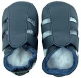 Bobux Eco Soft Leather Baby / Toddler Boy Walking Sandals Navy
