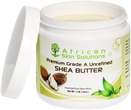 100% Unrefined Pure Raw Shea Butter / Top 5% of All African Shea Butters / Proven Certified Premium Grade A Ivory / Vitamins A, E and F Rich / Best of All Natural Skin Care Body Butters, Creams, Lotions / Amazing Benefits for Eczema, Dermatitis, Psoriasis, Skin, Stretch Marks, Acne, Hair, Wrinkles, Shaving, Sunburn