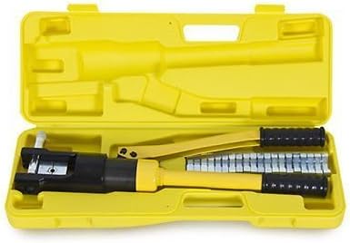 16 Ton Hydraulic Wire Crimper Crimping Tool 11 Dies Battery Cable Lug Terminal by Crimpers