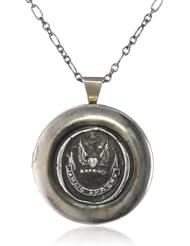 Pyrrha Sterling Silver Mini Never Look Back Large Locket Necklace