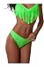 Ocean Breezes Collection: Solid Lime Full Coverage Swimsuit Bottom (Bottom Only)