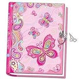 Girl'sDiary,ButterflyDiaryWithLock