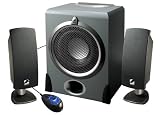 Acoustic Authority A-3640RB Black 2.1 110 Watt Pro Series Subwoofer Satellite System
