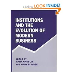 Institutions and the Evolution of Modern Business