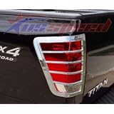 2004-UP Nissan Titan Chrome Tail Light Covers 2PC by CWZ