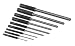 SK Hand Tools 6069 9-Piece Roll Pin Punch Set