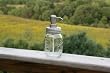 Ball Mason Jar Soap Dispenser with Metal Stainless Pump - Clear Pint Jar