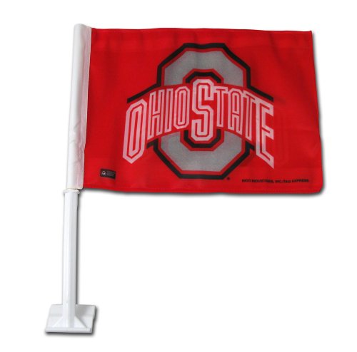 Ohio State Buckeyes Auto Flag