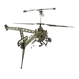 (Black) 18 Huges Defender 3ch Gyroscope RC Military Helicopter w  Gyro YD-911 from Helicopter Gyros