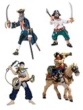 Review Sport and Playbase  / Long John Silver & his Pirate Crew - 5 beautifully detailed pieces (9cm H)