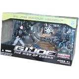 GI Joe Movie Series "The Rise of Cobra" Exclusive 4 Pack 4 Inch Tall Action Figure - G.I. Joe Rescue Mission - Ninja Commando Snake Eyes, G.I. Joe Officer Conrad "Duke" Hauser and 2 Cobra Naval Officers Neo-Viper Plus Weapon and Accessories