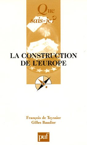 La construction de l'Europe