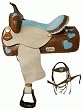 Ostrich Barrel Saddle & Tack Set with Hearts
