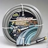 Colorite Contractor WC7858050 Professional 5/8-Inch x 50-Foot Grey Garden Hose