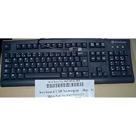 NORWEGIAN NORWAY ENGLISH USB FOREIGN KEYBOARD PC MAC