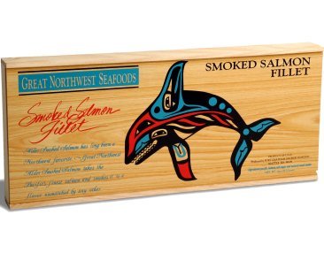 FREE STD GROUND SHIPPING New! Smoked Salmon - Orca Gift 16 oz. by Port Chatham Smoked Seafood