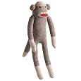 Multipet Plush Dog Toy, Sock Monkey