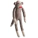 Multipet Plush Dog Toy, Sock Monkey