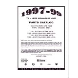 1997 1998 1999 JEEP WRANGLER Parts Book List Guide by Jeep