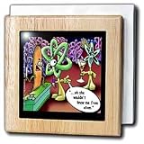 Review 3dRose LLC  / Atomic Dating - 6 Inch Tile Napkin Holder