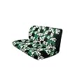 Universal-fit Hawaiian Hibiscus Floral Print Bench Seat Cover - Green