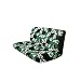 Universal-fit Hawaiian Hibiscus Floral Print Bench Seat Cover - Green
