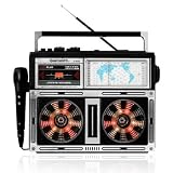 Quantum FX J-101U AM/FM/SW1-9 11 Band Radio Cassette Recorder with USB and MP3 Player