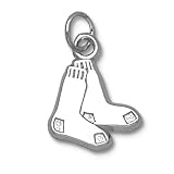MLB Boston Red Sox Sterling Silver Pair of Sox Pendant