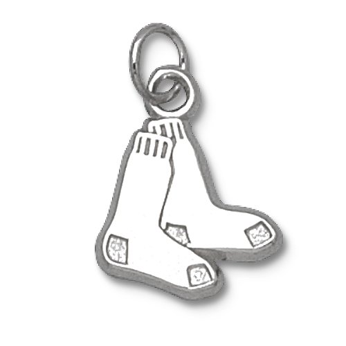 MLB Boston Red Sox Sterling Silver Pair of Sox Pendant