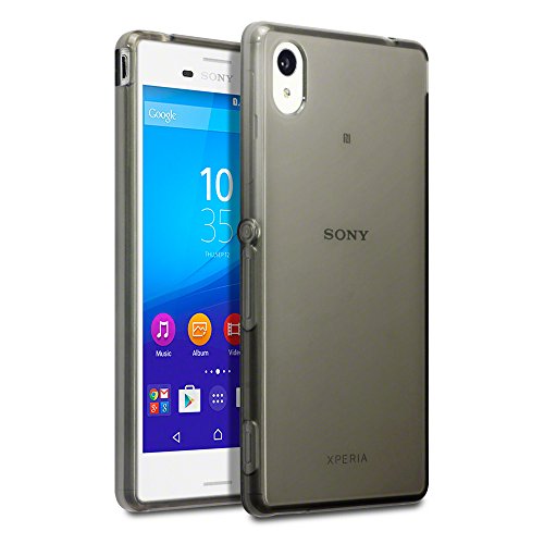 Sony Xperia M4 Case, Terrapin [SLIM FIT] Xperia M4 Cover [Smoke Black] Premium Protective TPU Gel Case for Sony Xperia M4 Aqua - Smoke Black