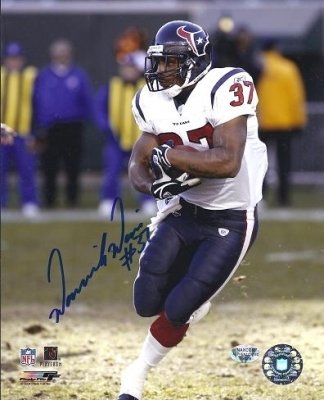 Dominick Davis Autographed Houston Texans 8x10 Photo