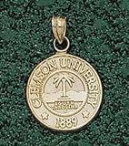 Anderson Jewelry Clemson Tigers New Seal Gold Charm