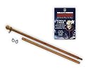 Valley Forge 2-Piece 6-Foot Oak-Colored Aluminum Spinning Flag Pole