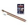 Valley Forge 2-Piece 6-Foot Oak-Colored Aluminum Spinning Flag Pole