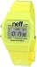 Neff Men's F11704-Yellow Old School Flava Yellow Watch