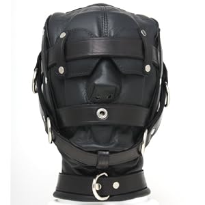 Mr-S-Leather Heavy Duty Leather Hood with 3 Straps sale best price cheap