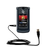 Classic Straight USB Cable for the Motorola MOTORAZR 2 V8 with Power Hot Sync and Charge capabilities - Gomadic Brand w/ TipExchange Technology