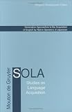  Generative Approaches to the Acquisition of English by Native Speakers of Japanese:  Shigenori Wakabayashi