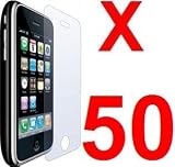 50X Clear Screen Protector Covers For Apple iPhone 3G 3GS